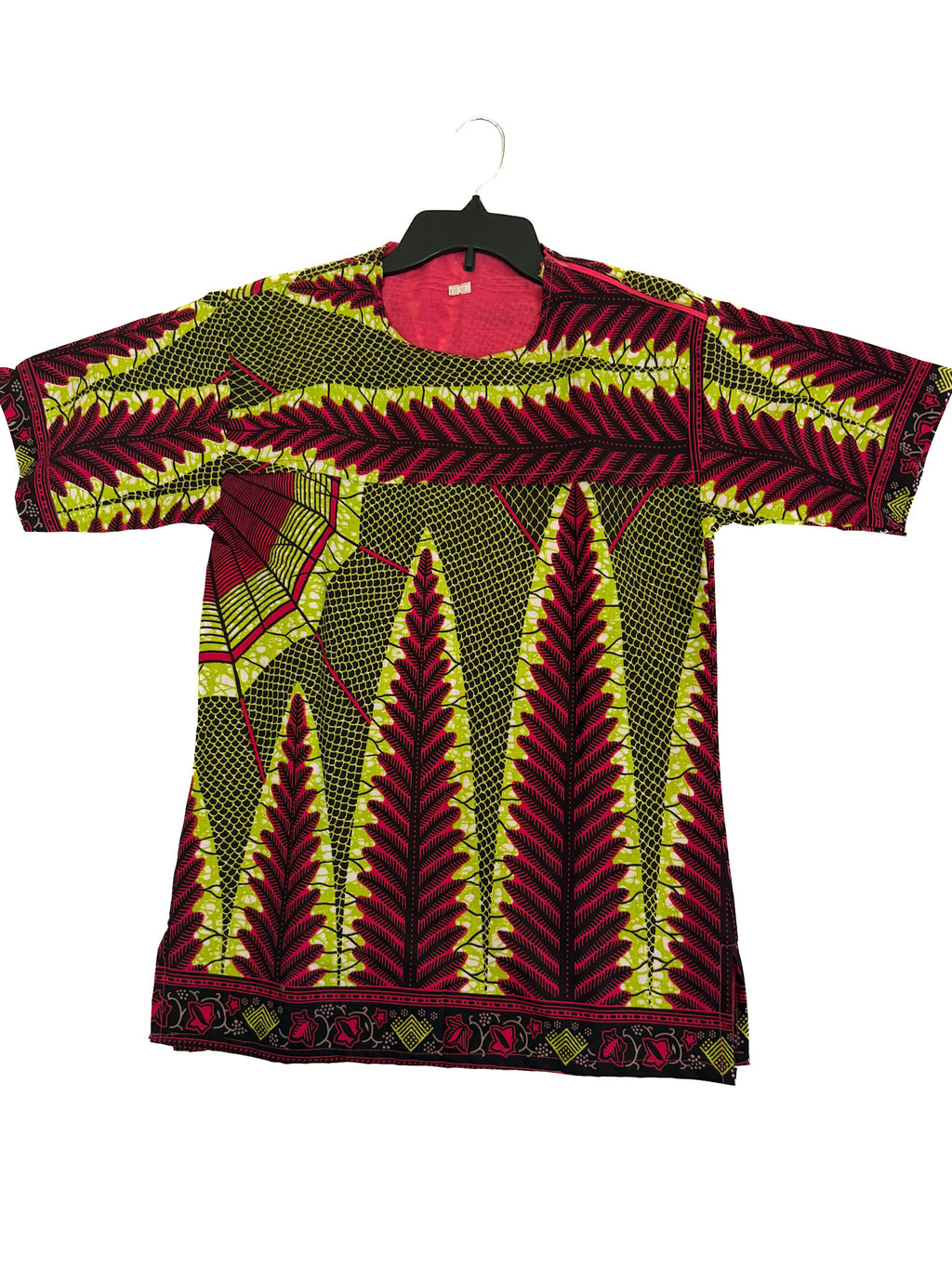 Short sleeve Men's African Print Shirt