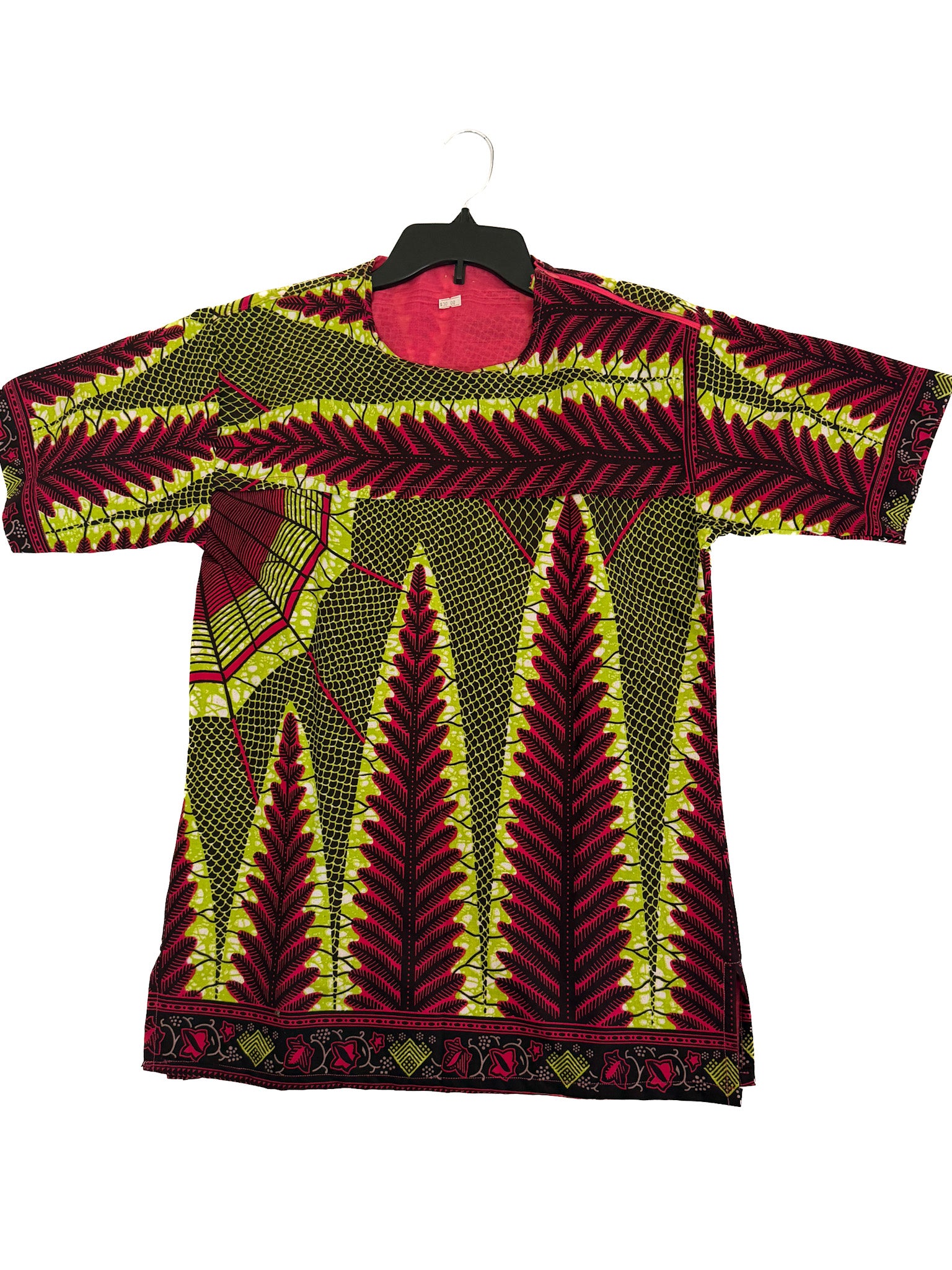 Short sleeve Men's African Print Shirt