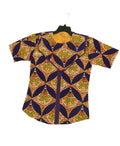 Short sleeve Men's African Print Shirt