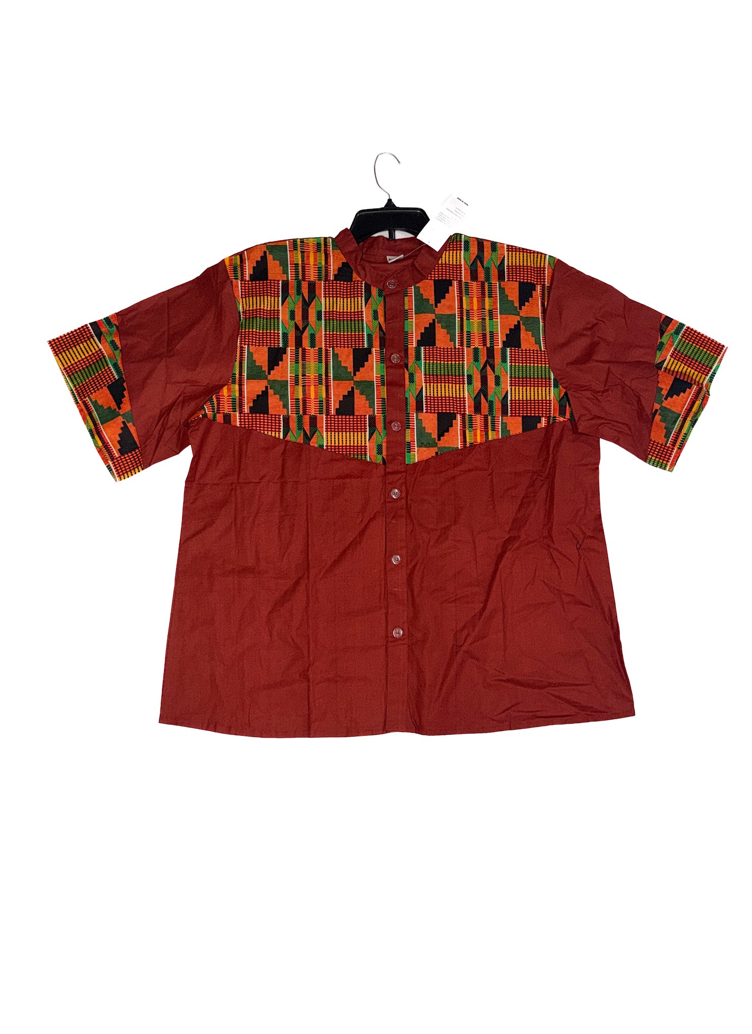 Men's African Kente Print Shirt