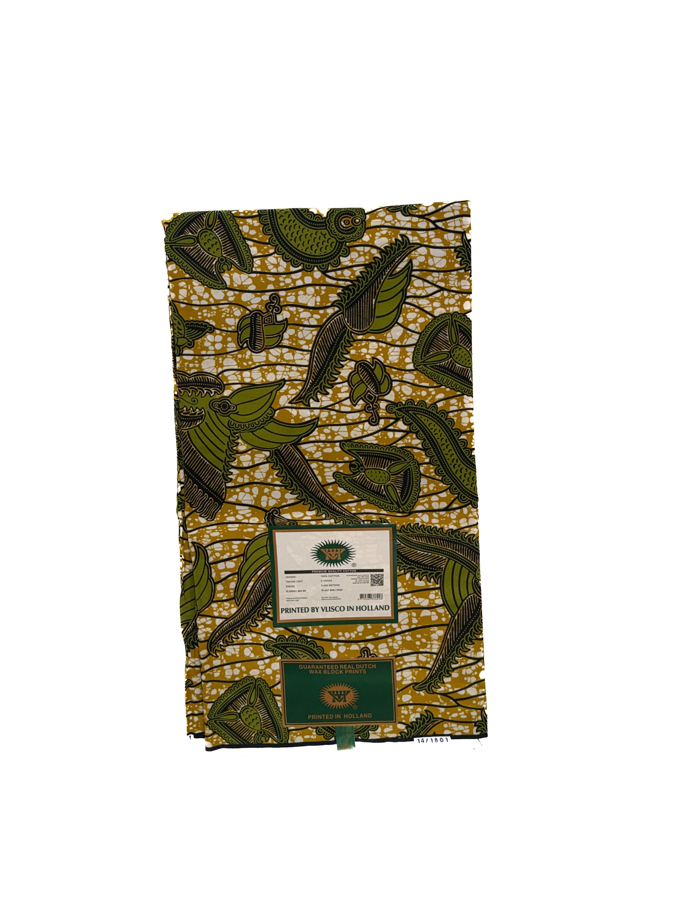 Vlisco Wax Hollandais Fabric