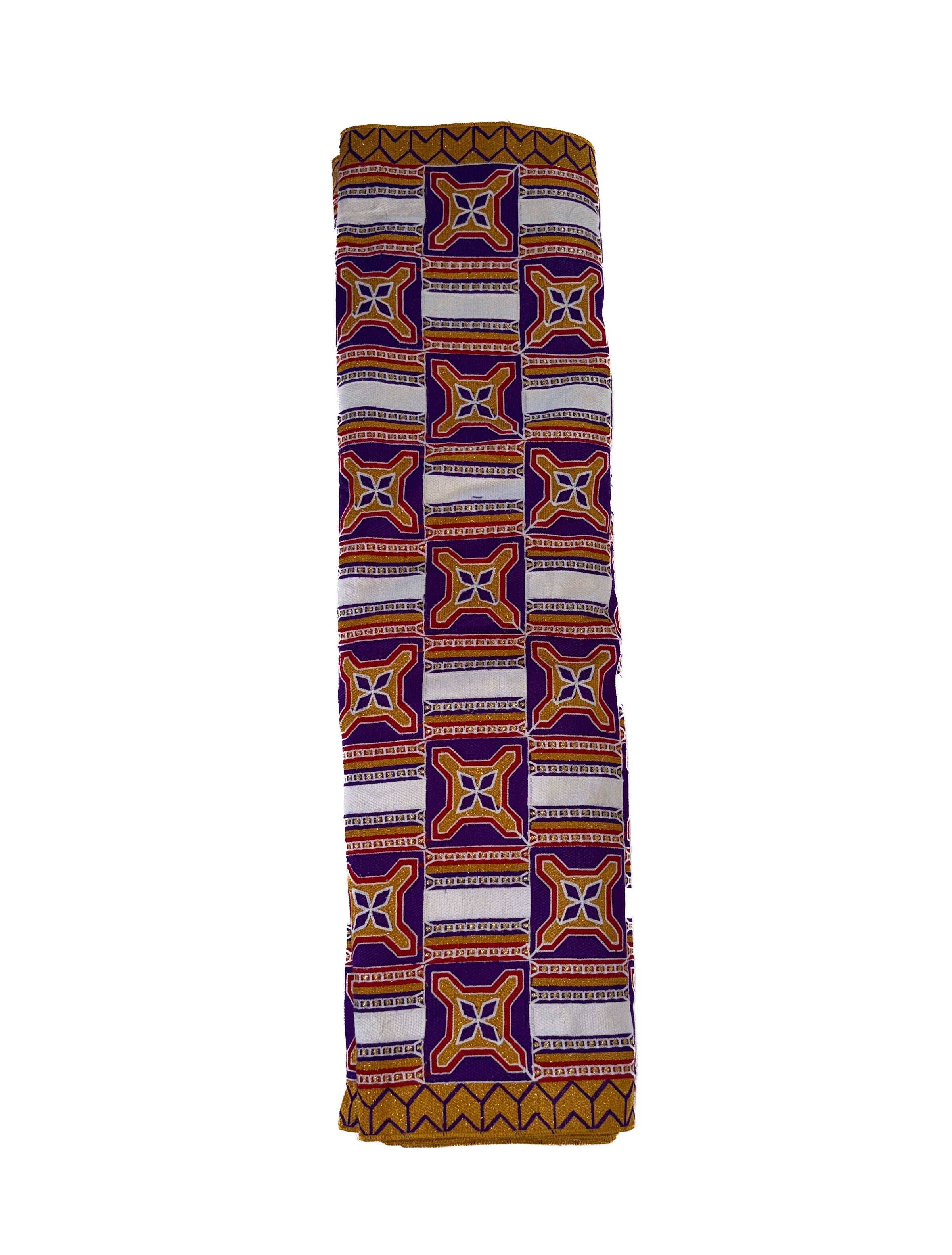 Exclusive Embroidered  Obama Kente 12 Yards