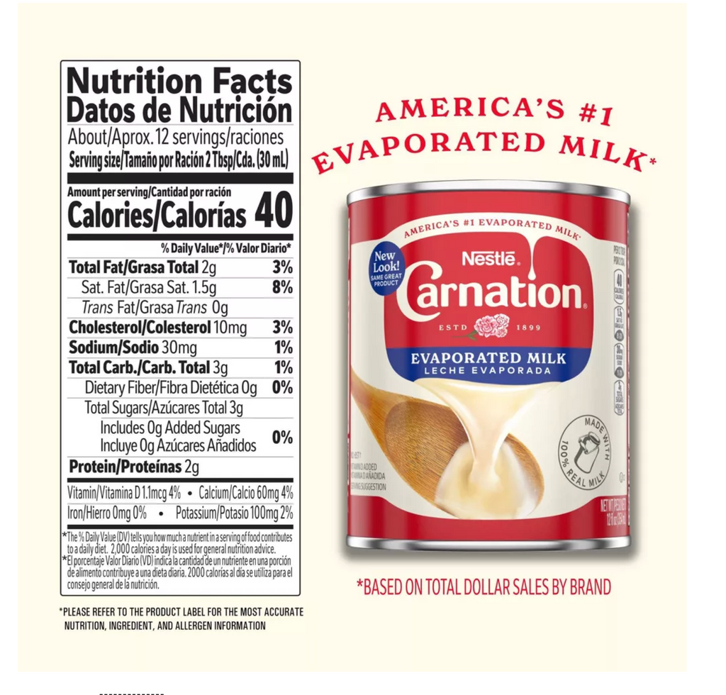 Carnation Evaporated Milk 2 fl oz
