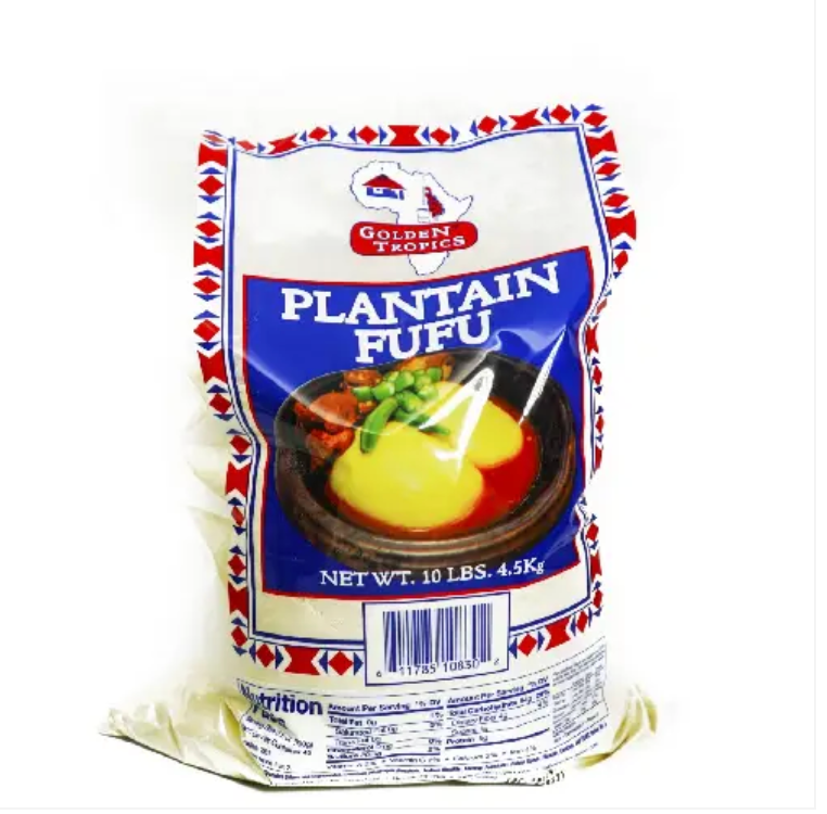 Golden Tropics Plantain Fufu Flour 4lbs
