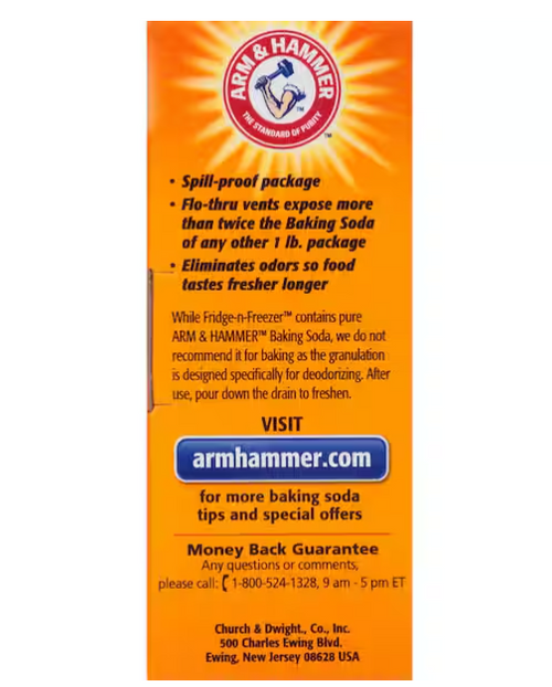 Baking Soda Fridge-n-Freezer Odor Absorber