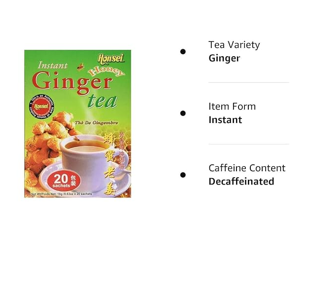 Honsei Instant Ginger Honey Tea