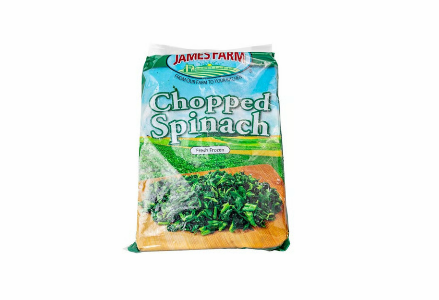 James Farm Frozen Chopped Spinach