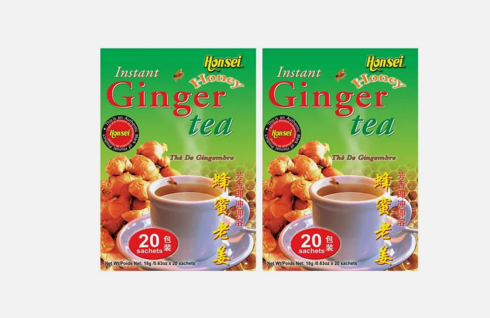Honsei Instant Ginger Honey Tea