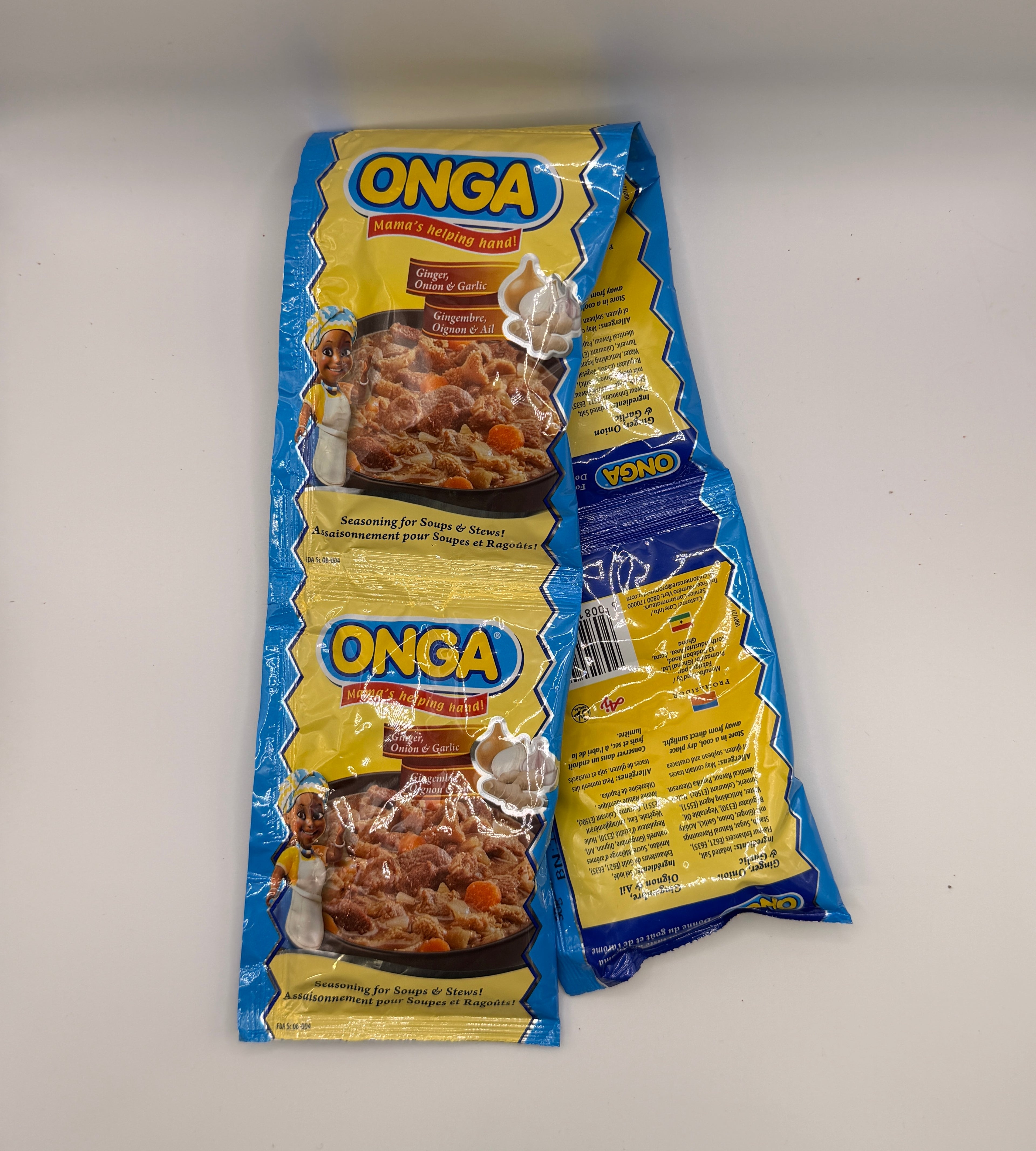 Onga ginger, Onions & Garlic